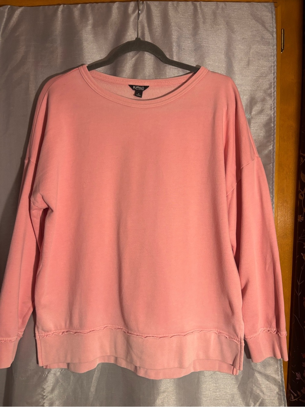 Buffalo David Bitton Pale Pink Women's Pullover Sweatshirt